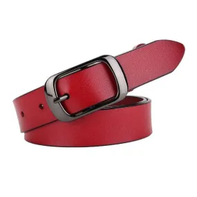 Ceinture en cuir pour femme, modèle Marta