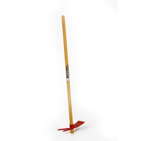 Serfouette : Tête acier L.8 cm x l.10 cm manche bois l.100 cm